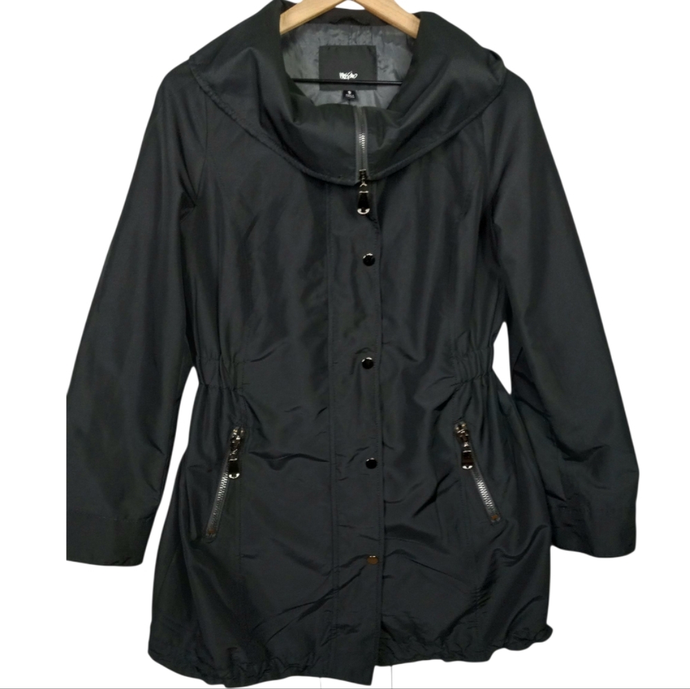 Massimo Black Trench Coat for Women